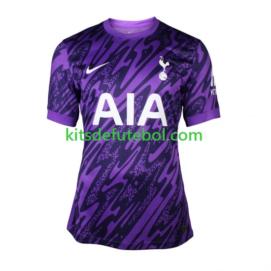 Camisola de Guarda-redes Tottenham Hotspur Homem Terceiro equipamento 2024-2025 Mangas Curtas
