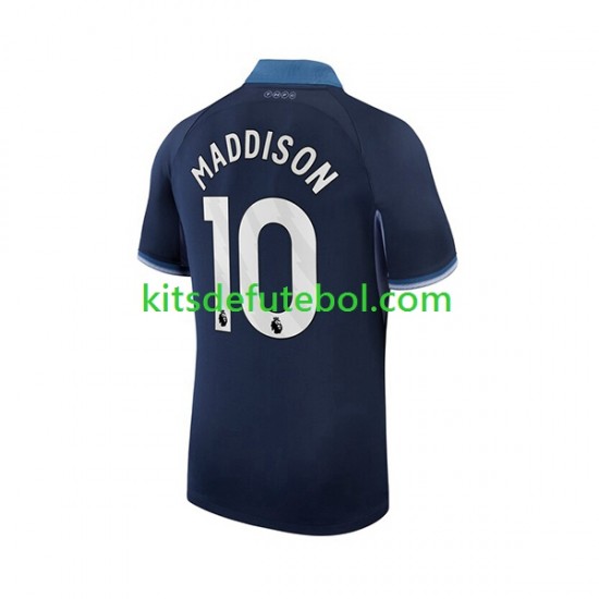 Camisola Tottenham Hotspur James Maddison 10 Homem Equipamento alternativo 2023-2024 Mangas Curtas