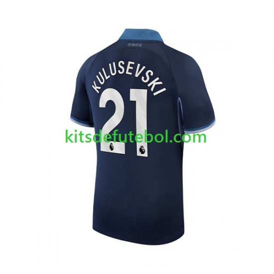Camisola Tottenham Hotspur Kulusevski 21 Homem Equipamento alternativo 2023-2024 Mangas Curtas