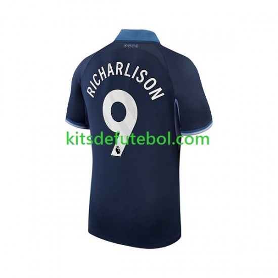 Camisola Tottenham Hotspur Richarlison 9 Homem Equipamento alternativo 2023-2024 Mangas Curtas