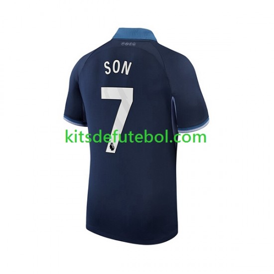 Camisola Tottenham Hotspur Son Heung-min 7 Homem Equipamento alternativo 2023-2024 Mangas Curtas