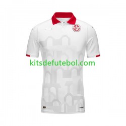 Camisola Seleção da Tunisiana Homem Equipamento alternativo 2023-2024 Mangas Curtas