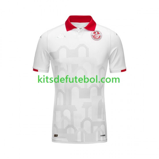 Camisola Seleção da Tunisiana Homem Equipamento alternativo 2023-2024 Mangas Curtas