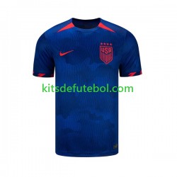 Camisola Seleção da Estados Unidos Homem Equipamento alternativo 2023 Mangas Curtas