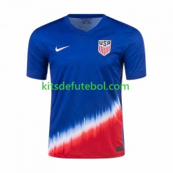 Camisola Seleção da Estados Unidos Homem Equipamento alternativo 2024 Mangas Curtas