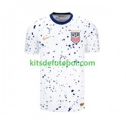 Camisola Seleção da Estados Unidos Homem Equipamento principal 2023 Mangas Curtas