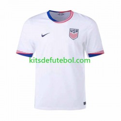 Camisola Seleção da Estados Unidos Homem Equipamento principal 2024 Mangas Curtas