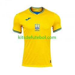 Camisola Seleção da Ucraniana Homem Equipamento principal Europeu 2024 Mangas Curtas