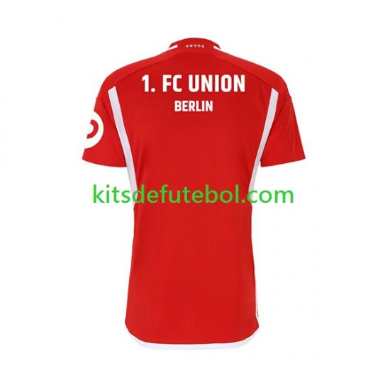 Camisola Union Berlin Homem Equipamento principal 2023-2024 Mangas Curtas