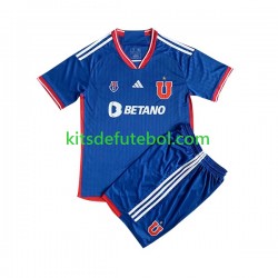 Camisola Universidad de Chile Criança Equipamento principal 2023 Mangas Curtas