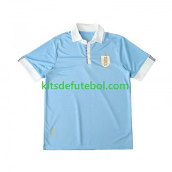 Camisola Seleção da Uruguaia 100th Anniversary Homem Equipamento principal 2024 Mangas Curtas