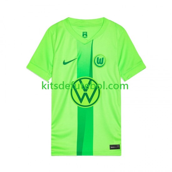 Camisola VfL Wolfsburg Homem Equipamento principal 2024-2025 Mangas Curtas