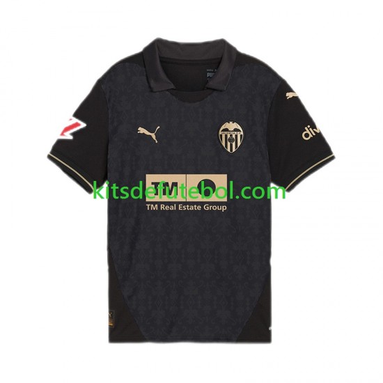 Camisola Valencia Homem Equipamento alternativo 2024-2025 Mangas Curtas
