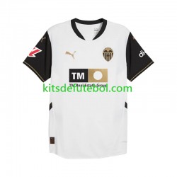 Camisola Valencia CF Homem Equipamento principal 2024-2025 Mangas Curtas