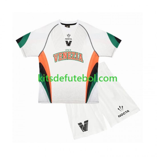 Camisola Venezia Criança Equipamento alternativo 2024-2025 Mangas Curtas
