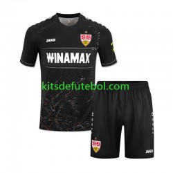 Camisola VfB Stuttgart Criança Terceiro equipamento 2024-2025 Mangas Curtas