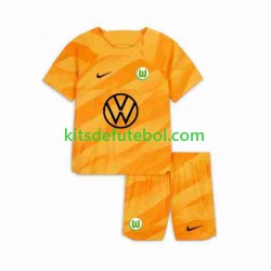 Camisola de Guarda-redes VfL Wolfsburg Criança Equipamento principal 2023-2024 Mangas Curtas