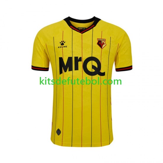 Camisola Watford Homem Equipamento principal 2024-2025 Mangas Curtas