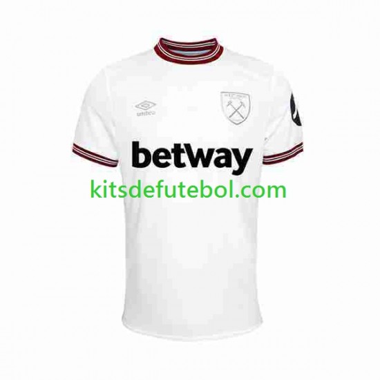 Camisola West Ham United Homem Equipamento alternativo 2023-2024 Mangas Curtas