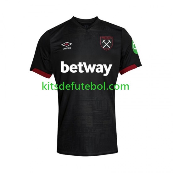 Camisola West Ham United Homem Equipamento alternativo 2024-2025 Mangas Curtas