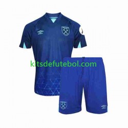 Camisola West Ham United Criança Terceiro equipamento 2023-2024 Mangas Curtas