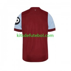 Camisola West Ham United Homem Equipamento principal 2023-2024 Mangas Curtas