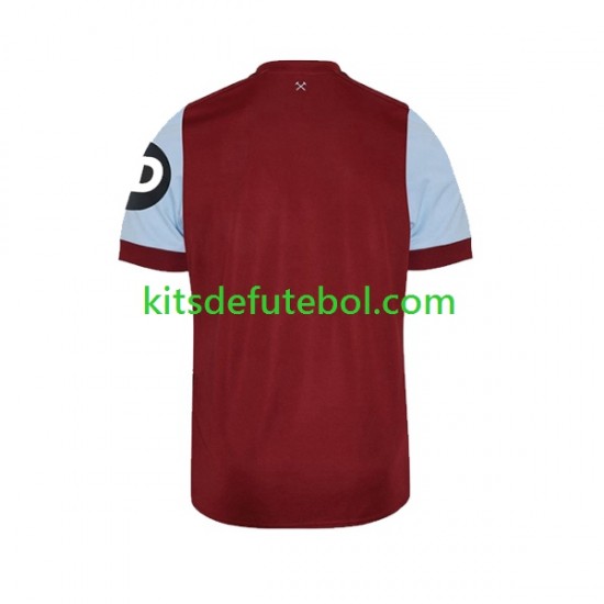 Camisola West Ham United Homem Equipamento principal 2023-2024 Mangas Curtas