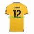 Camisola Wolverhampton Wanderers CUNHA 12 Homem Equipamento principal 2023-2024 Mangas Curtas