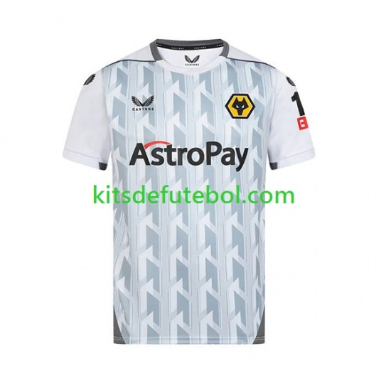 Camisola Wolverhampton Wanderers Homem Terceiro equipamento 2023-2024 Mangas Curtas