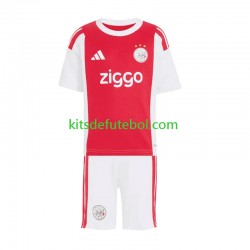 Camisola AFC Ajax Criança Equipamento principal 2026-2027 Mangas Curtas