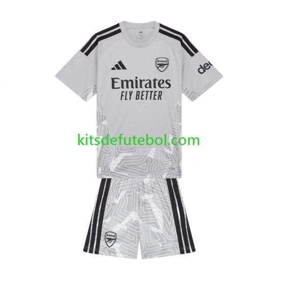 Camisola de Guarda-redes Arsenal Criança Equipamento principal 2026-2027 Mangas Curtas