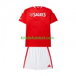 Camisola Benfica Criança Equipamento principal 2026-2027 Mangas Curtas