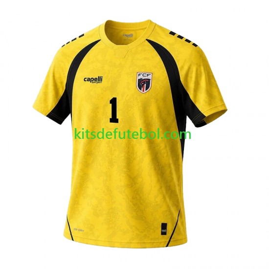 Camisola de Guarda-redes Cape Verde Vozinha 1 Homem Equipamento principal 2026 Mangas Curtas