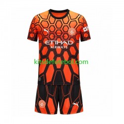 Camisola de Guarda-redes Manchester City Criança Terceiro equipamento 2026-2027 Mangas Curtas
