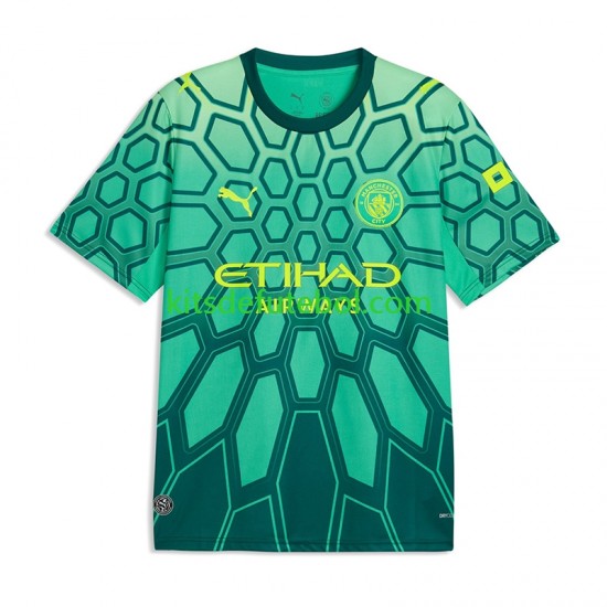 Camisola de Guarda-redes Manchester City Homem Equipamento principal 2026-2027 Mangas Curtas