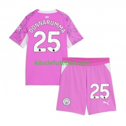 Camisola de Guarda-redes Manchester City Gianluigi Donnarumma Criança Equipamento alternativo 2026-2027 Mangas Curtas