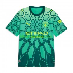 Camisola de Guarda-redes Manchester City Gianluigi Donnarumma Criança Equipamento principal 2026-2027 Mangas Curtas