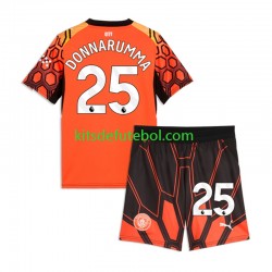 Camisola de Guarda-redes Manchester City Gianluigi Donnarumma Criança Terceiro equipamento 2026-2027 Mangas Curtas