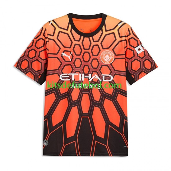 Camisola de Guarda-redes Manchester City Gianluigi Donnarumma Criança Terceiro equipamento 2026-2027 Mangas Curtas