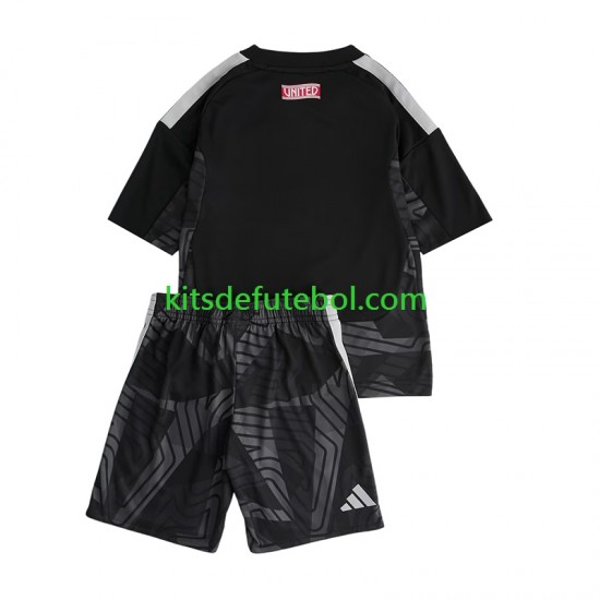 Camisola de Guarda-redes Manchester United Criança Equipamento principal 2026-2027 Mangas Curtas