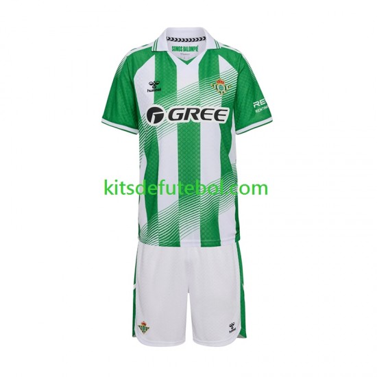Camisola Real Betis Criança Equipamento principal 2026-2027 Mangas Curtas