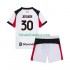 Camisola AC Milan Ardon Jashari 30 Criança Equipamento alternativo 2025-2026 Mangas Curtas