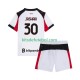 Camisola AC Milan Ardon Jashari 30 Criança Equipamento alternativo 2025-2026 Mangas Curtas