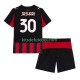 Camisola AC Milan Ardon Jashari 30 Criança Equipamento principal 2025-2026 Mangas Curtas