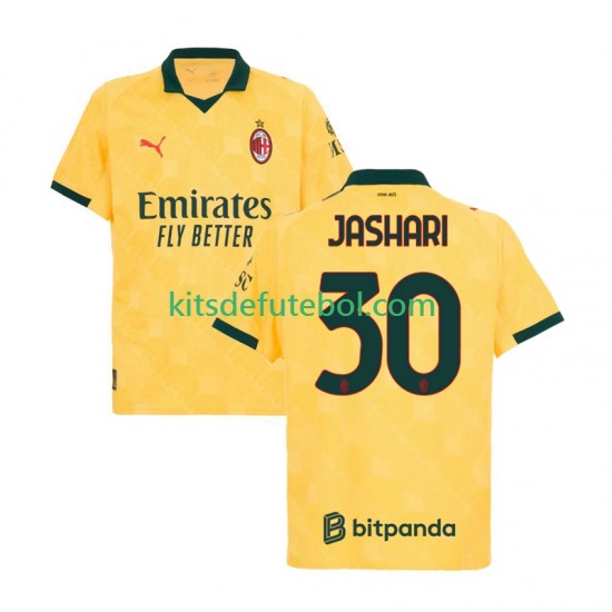 Camisola AC Milan Ardon Jashari 30 Homem Terceiro equipamento 2025-2026 Mangas Curtas
