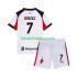 Camisola AC Milan Santiago Gimenez 7 Criança Equipamento alternativo 2025-2026 Mangas Curtas