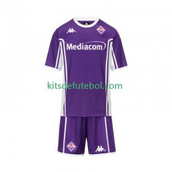 Camisola ACF Fiorentina Criança Equipamento principal 2025-2026 Mangas Curtas