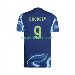 Camisola AFC Ajax Brian Brobbey 9 Homem Equipamento alternativo 2025-2026 Mangas Curtas