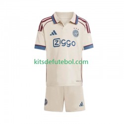 Camisola AFC Ajax Criança Terceiro equipamento 2025-2026 Mangas Curtas