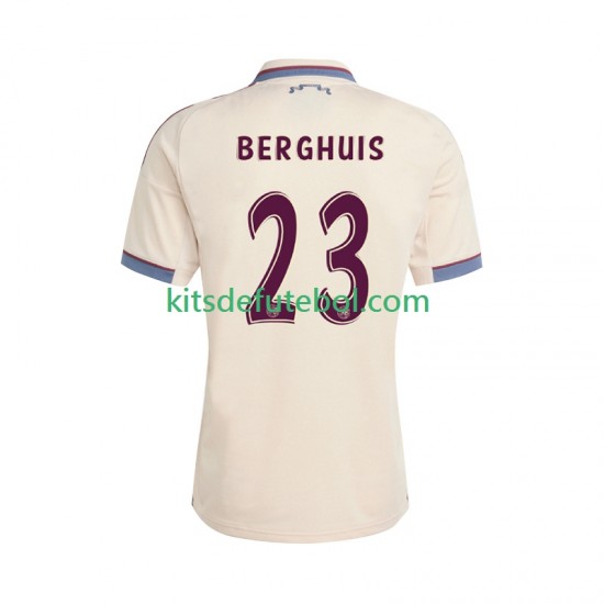 Camisola AFC Ajax Steven Berghuis 23 Homem Terceiro equipamento 2025-2026 Mangas Curtas